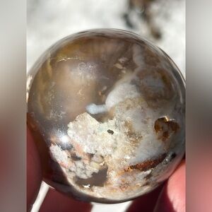 Flower (9) agate Sphere | crystal